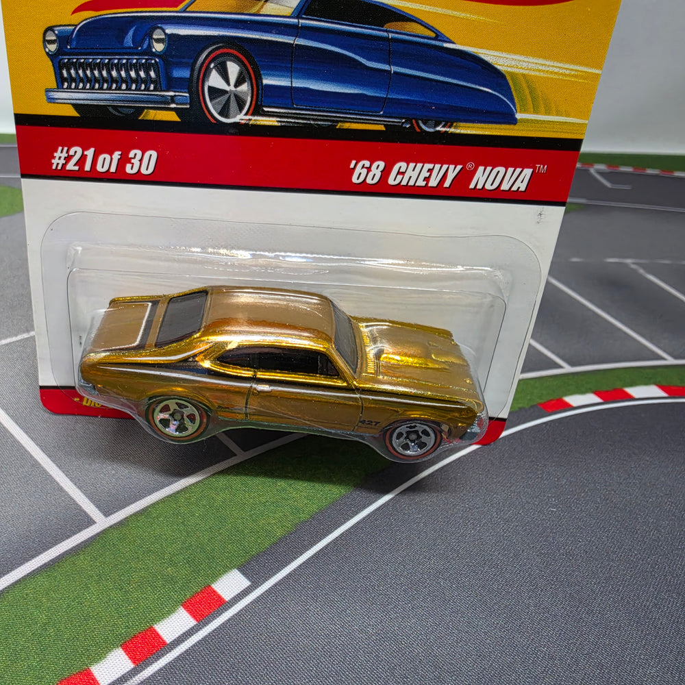 ホットウィール '68 シェビー ノバ / ノヴァ ゴールド 68 Chevy Nova 21/30 * Gold * Hot Wheels Classics Series 3