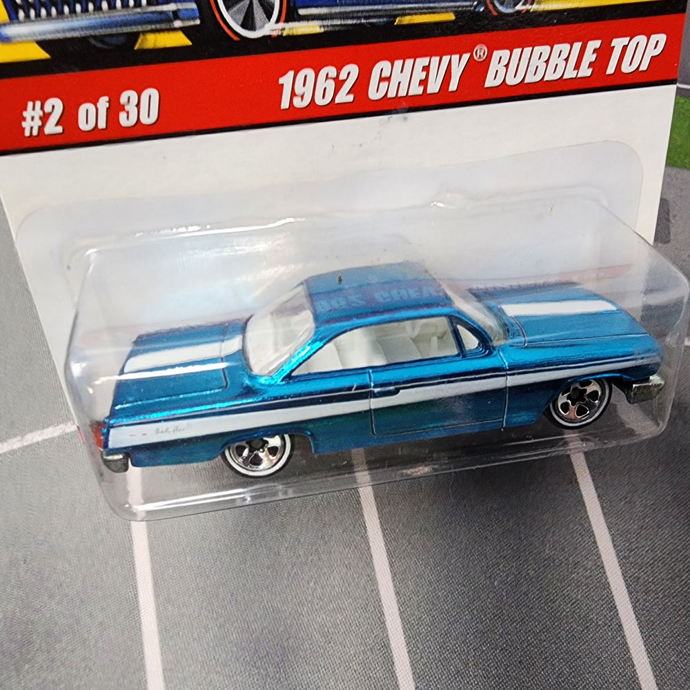 1962 Chevy Bubble Top * Blue * Hot Wheels Classics Series 2