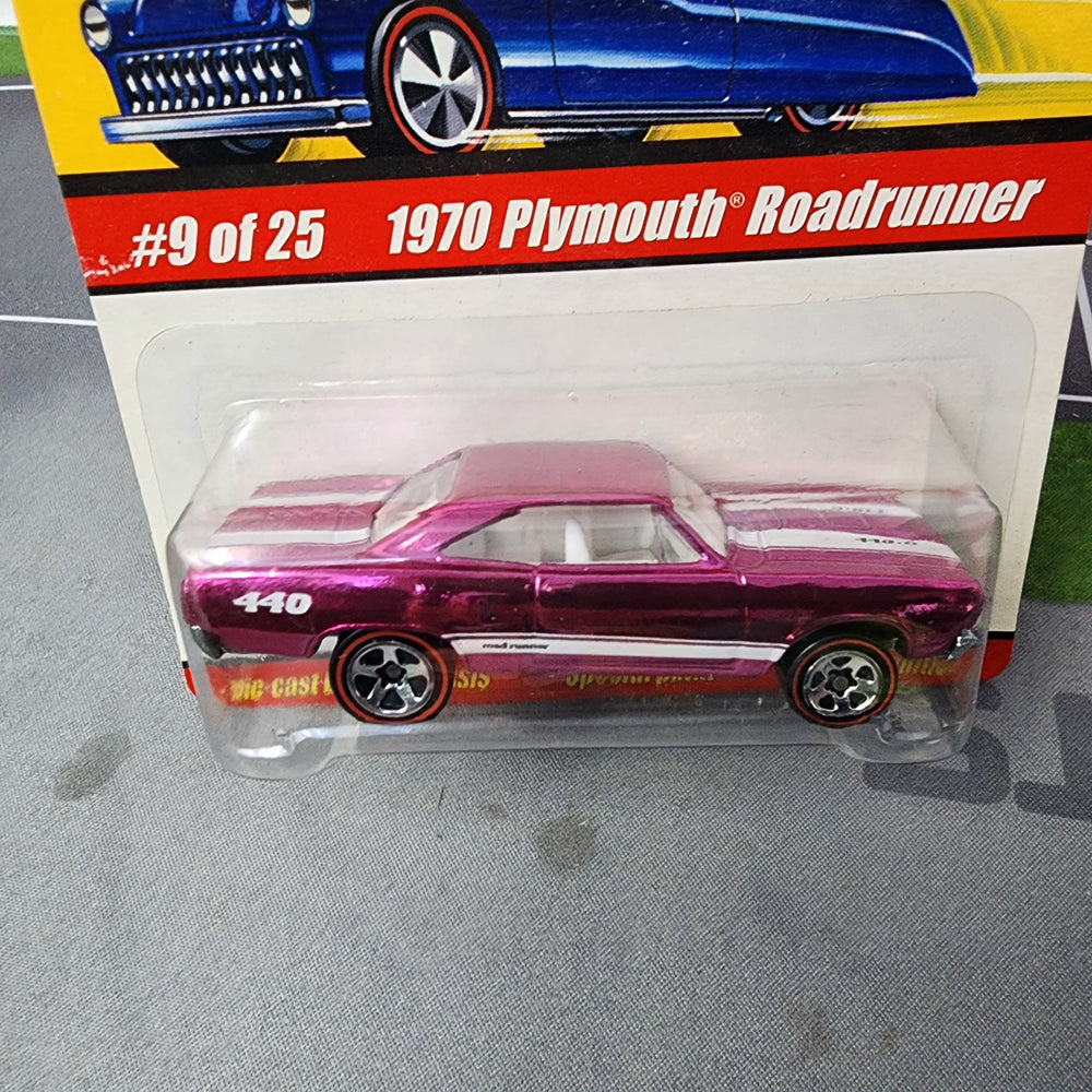 1970 Plymouth Roadrunner * Pink * Hot Wheels Classics Series 1