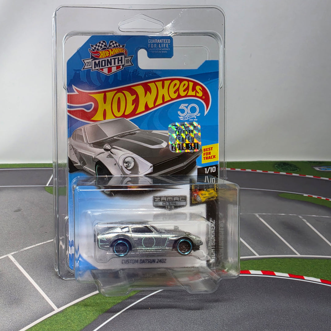 Custom Datsun 240Z * ZAMAC * Hot Wheels 2018 w/ Factory Set HOLO Custom Datsun 240Z * ZAMAC * Hot Wheels 2018 w/ Factory Set HOLO