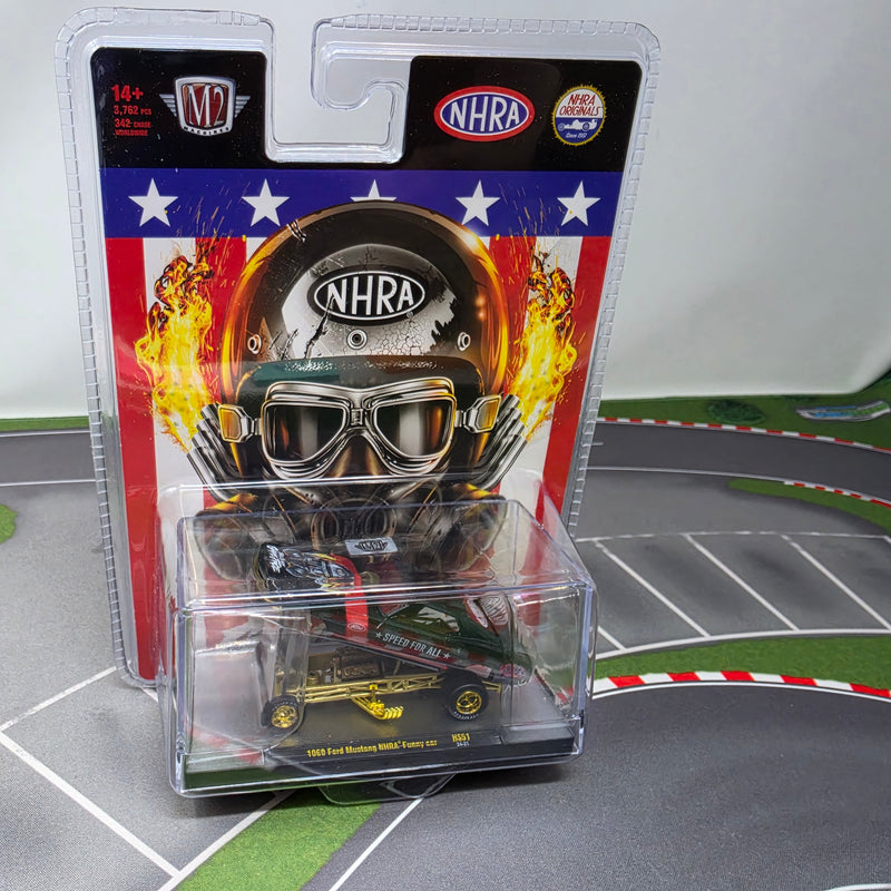 1969 Ford Mustang NHRA Funny Car * CHASE GOLD * M2 Machines NHRA