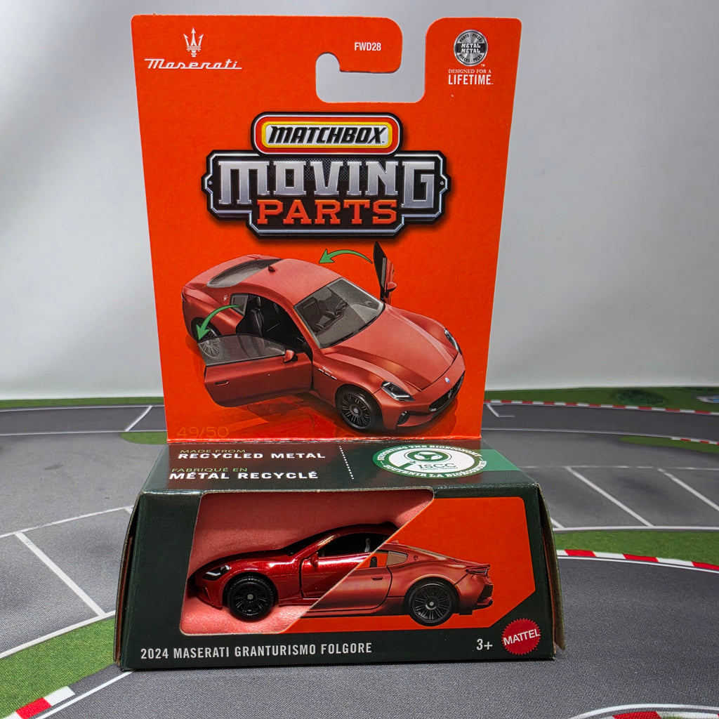 Maserati Granturismo Folgore * RED * 2026 Matchbox Moving Parts