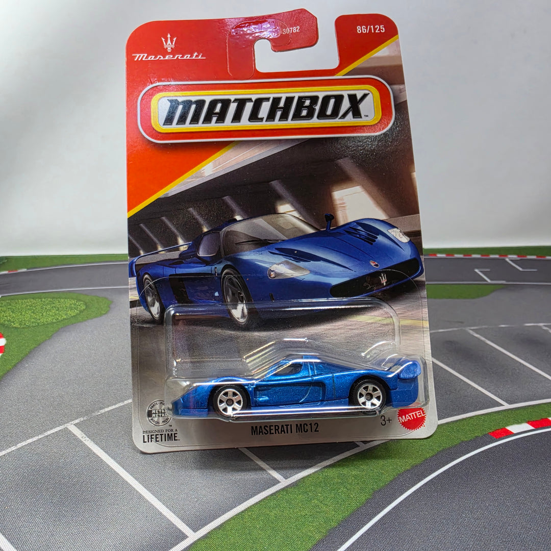 Maserati MC12 #86 * BLUE * 2026 Matchbox Basic Case K