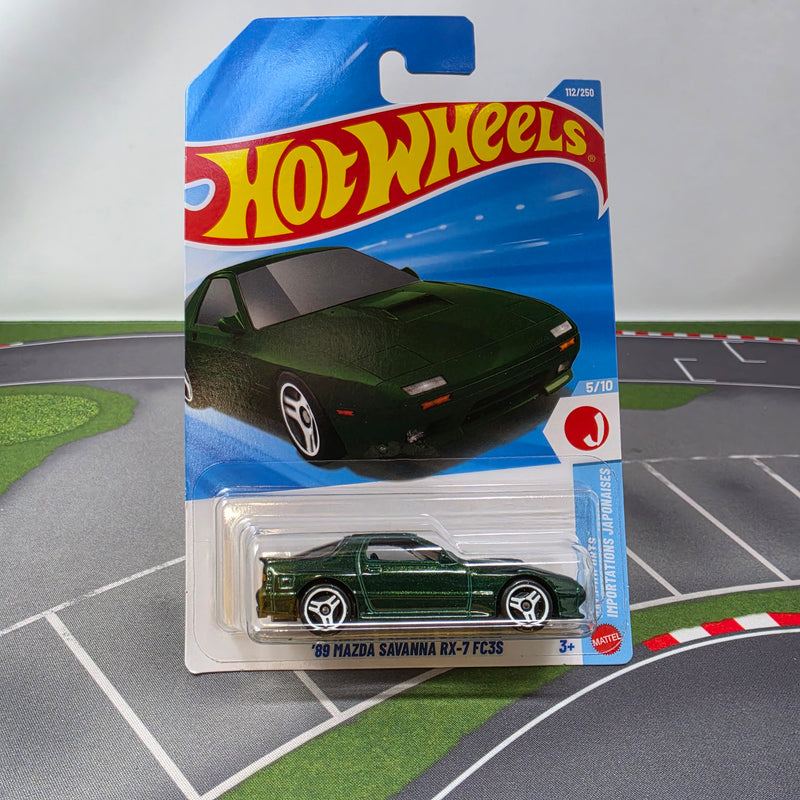 89 Mazda Savanna RX-7 FC3S #112 * GREEN * 2026 Hot Wheels NEW