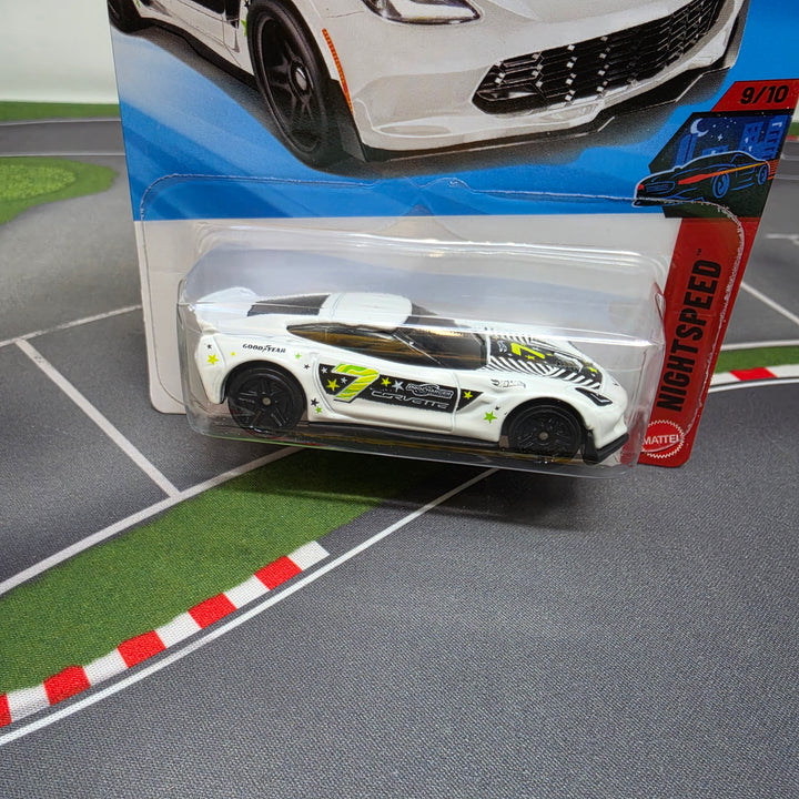 ニック カーツ アスレチックス ボブルヘッド フィギュア 2026 Corvette C7 Z06 #113 * WHITE * 2026 Hot Wheels NEW! Case Q
