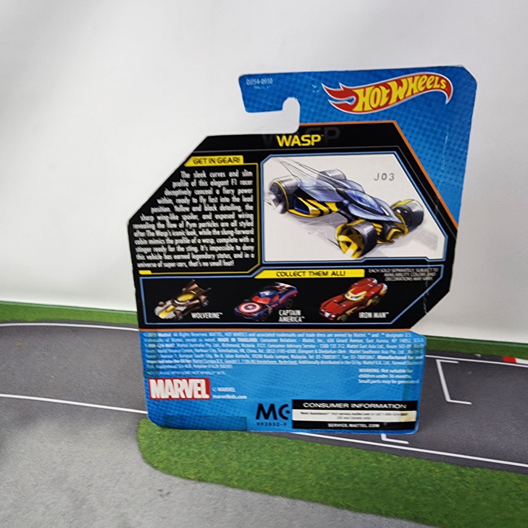 Wasp Files Wasp * Hot Wheels Marvel Character Car – Wheelcollectors LLC