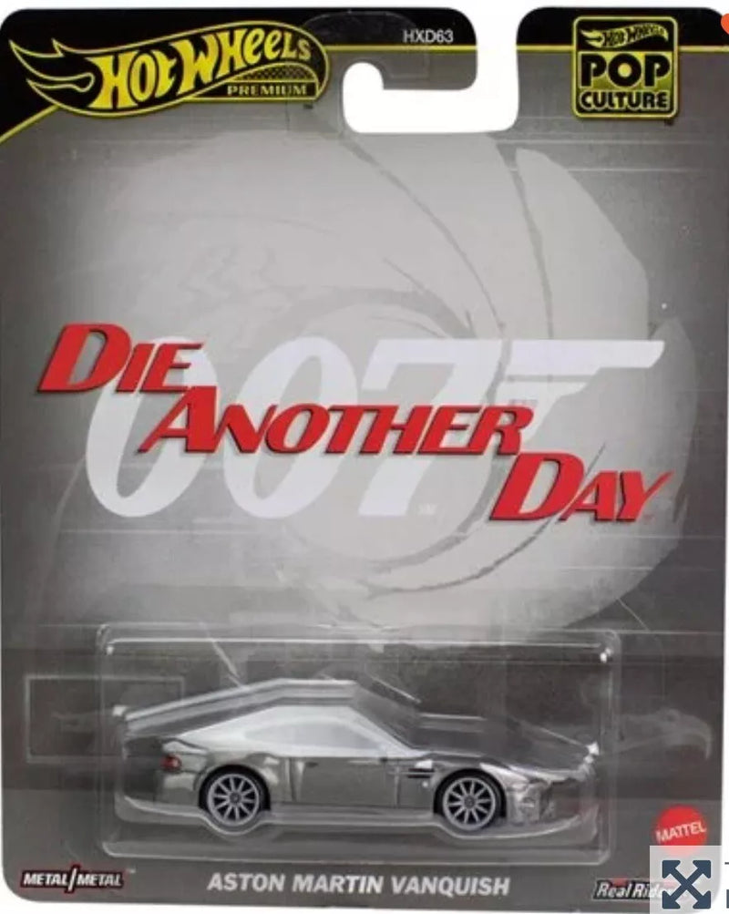 Aston Martin Vanquish Bond 007 * 2025 Hot Wheels Pop Culture Case G