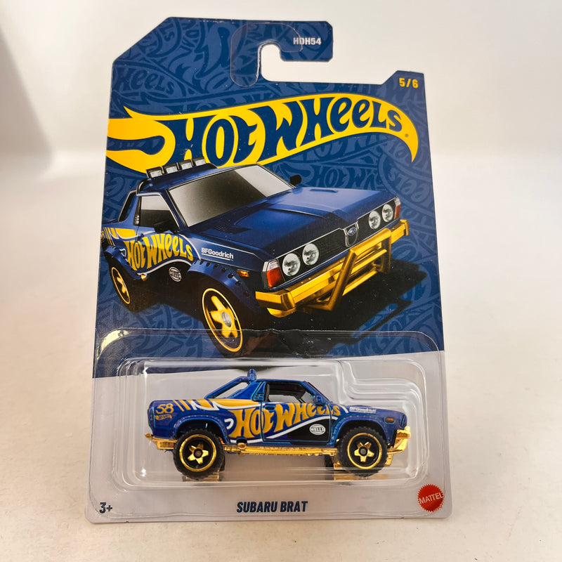 Subaru Brat * 2025 Hot Wheels 58th Anniversary Blue & Gold