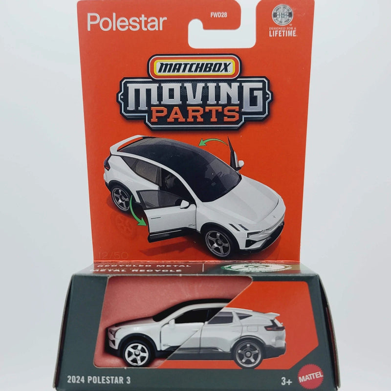 2024 Polestar 3 * White * 2026 Matchbox Moving Parts Case K