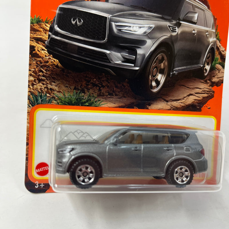 2022 Infiniti QX80 * Grey * 2024 Matchbox Basic Case H