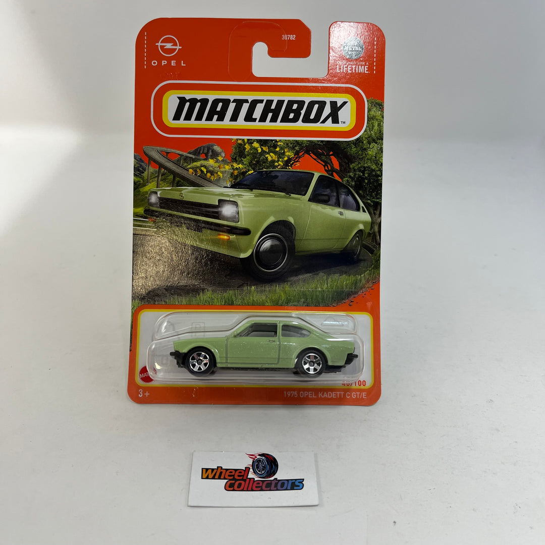 1975 Opel Kadett C GT/E * Green * 2024 Matchbox Basic Series Case