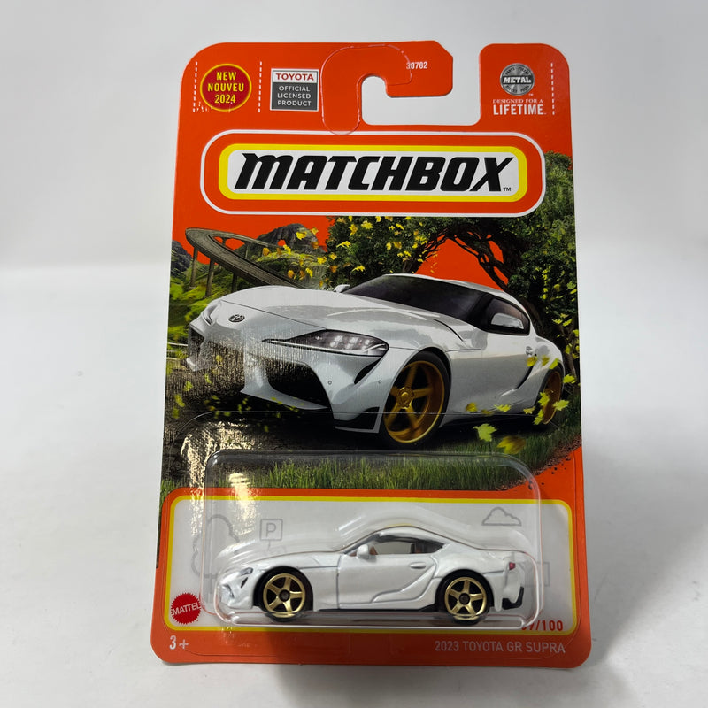 2023 Toyota GR Supra * WHITE * 2024 Matchbox Basic Case H