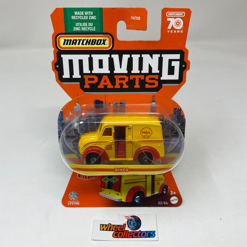 DIVCO Shell Oil * Yellow * 2023 Matchbox Moving Parts Case C