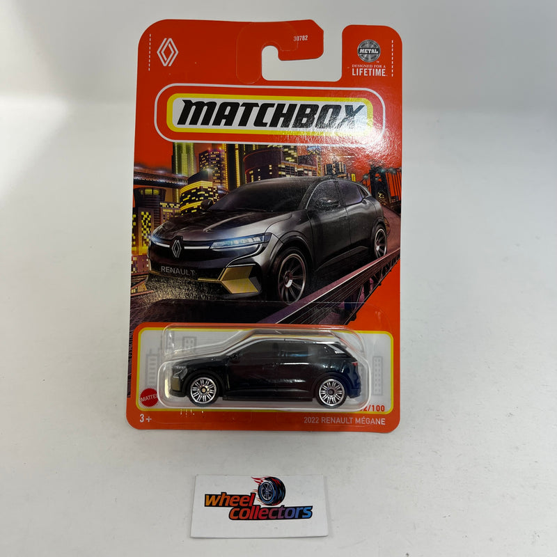 2022 Renault Megane * Dark Blue * 2024 Matchbox Basic Series Case F