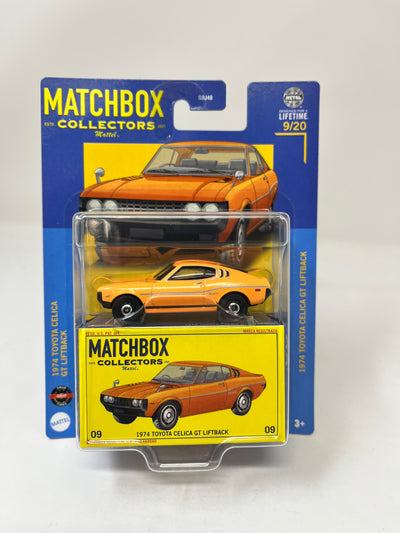 1974 Toyota Celica GT Liftback * Orange * 2024 Matchbox Collectors Series Case W