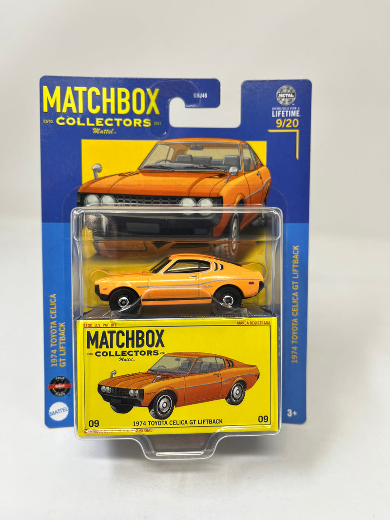 1974 Toyota Celica GT Liftback * Orange * 2024 Matchbox Collectors Series Case W