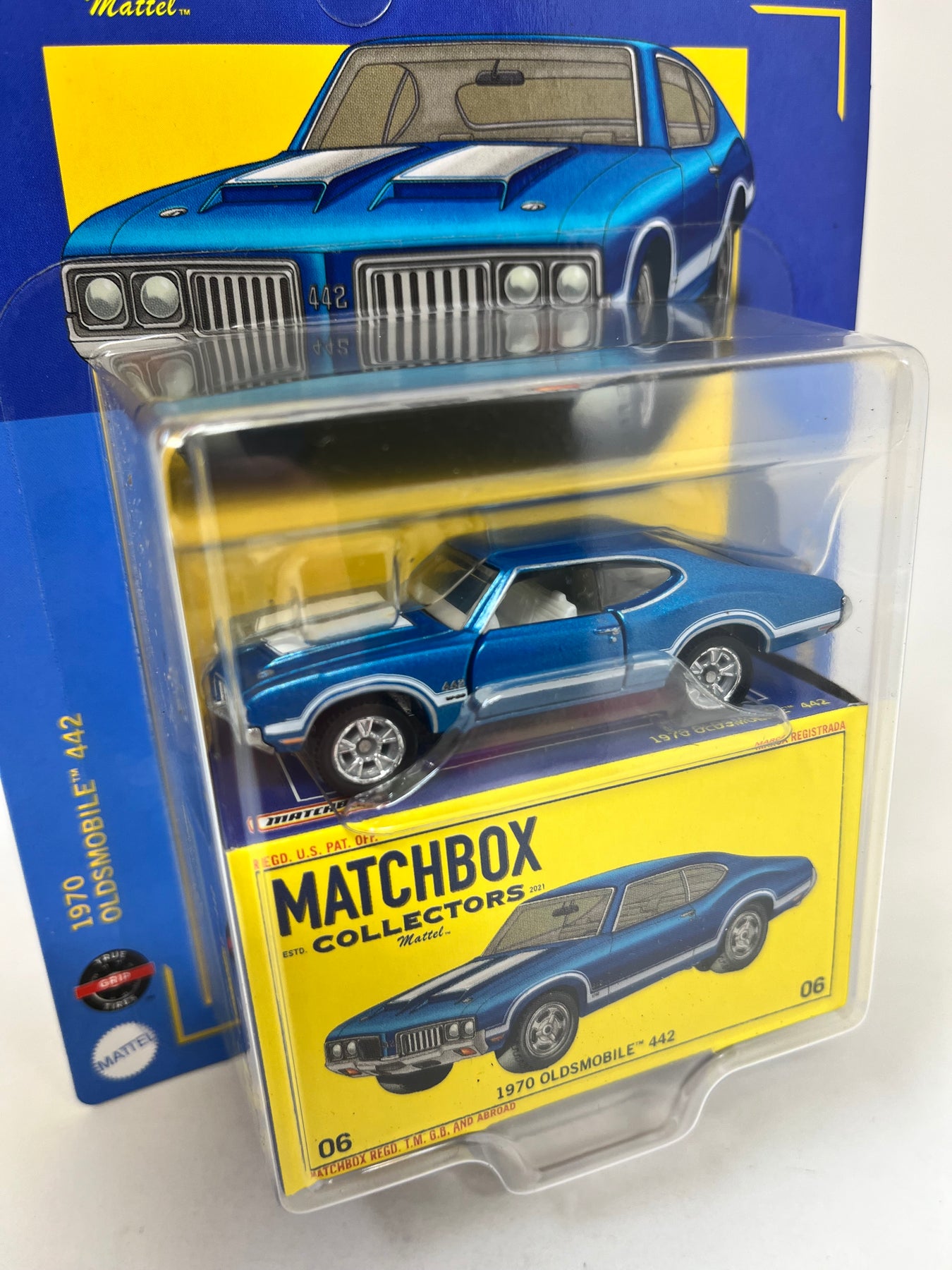 1970 Oldsmobile 442 * Aqua * 2024 Matchbox Collectors Series Case W ...