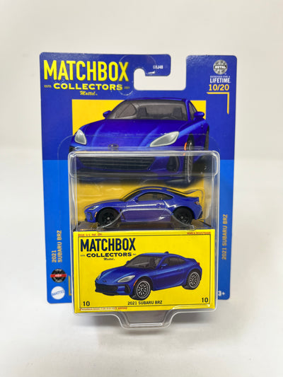 2021 Subaru BRZ * BLUE * 2024 Matchbox Collectors Series Case W