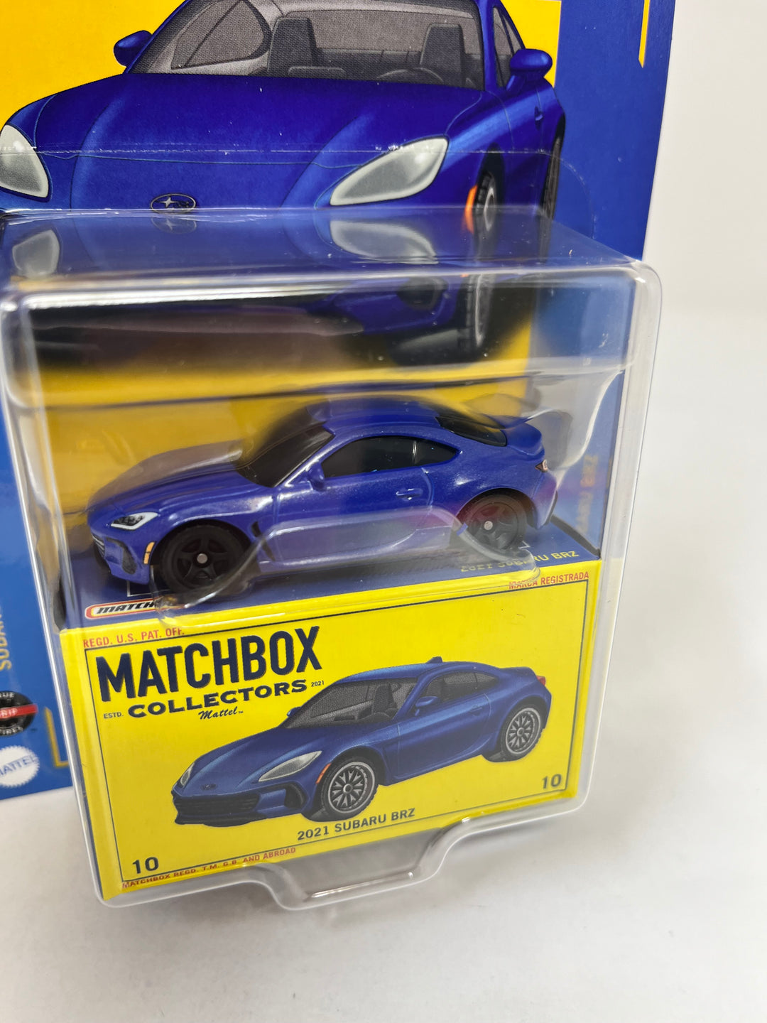 2021 Subaru BRZ * BLUE * 2024 Matchbox Collectors Series Case W