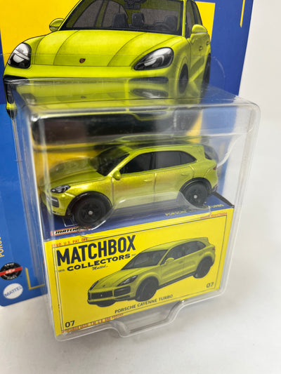 Porsche Cayenne Turbo * Light Green * 2024 Matchbox Collectors Series Case W