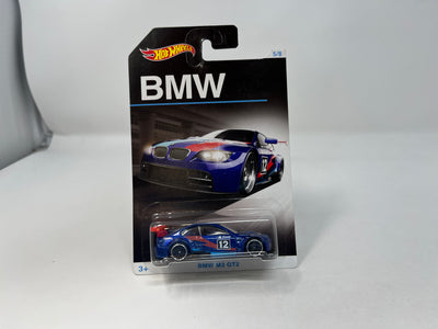 BMW M3 GT2 * Blue * Hot Wheels Walmart BMW Series