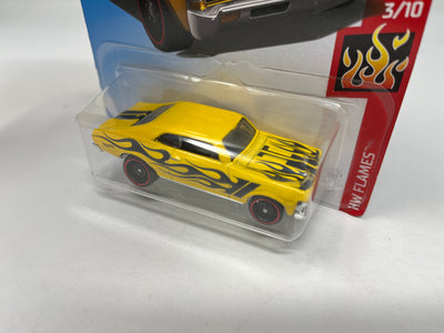 '68 Chevy Nova * 2018 Hot Wheels * Kmart Only Yellow