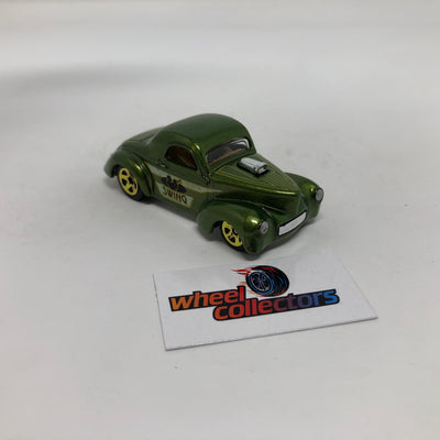 Custom '41 Willys Coupe * Hot Wheels Loose 1:64 Scale Diecast Model