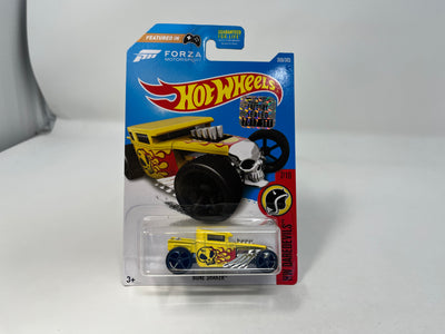 Bone Shaker #306 * YELLOW * 2017 Hot Wheels