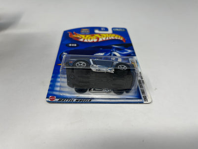 1968 Mustang #46 * Blue w/ Boss Hoss Tampo * 2003 Hot Wheels