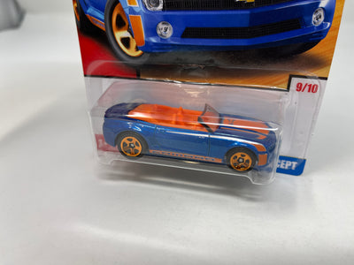 Chevy Camaro Convertible #9 * BLUE * Hot Wheels Decades Series Target