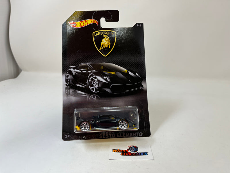 Lamborghini Sesto Elemento * Black/Yellow * Hot Wheels Store Exculsive Lamborghini Series