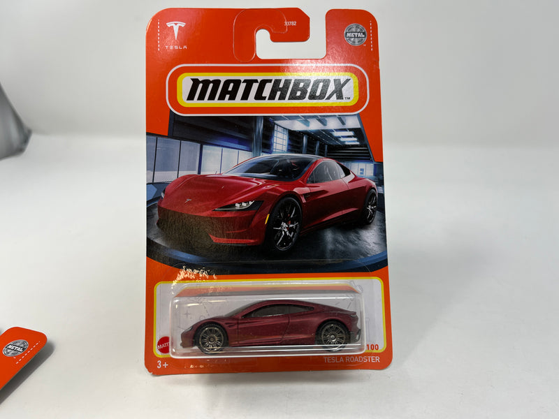 Tesla Roadster * Matchbox Basic Series * RED