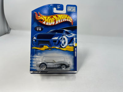 Ferrari 250 #218 * Silver w/ Lace Rims * 2001 Hot Wheels