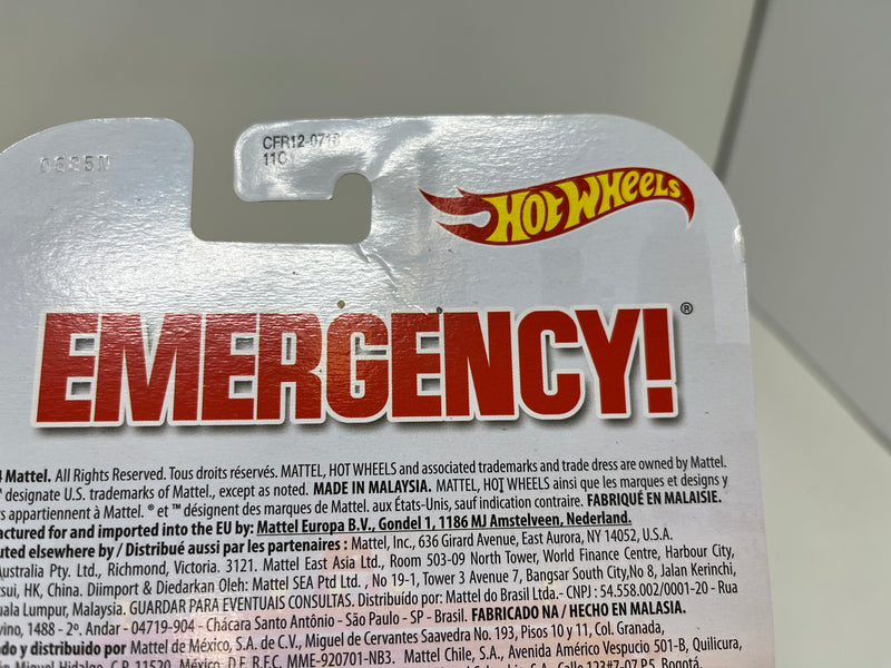 Rapid Responder Emergency * Hot Wheels Retro Entertainment