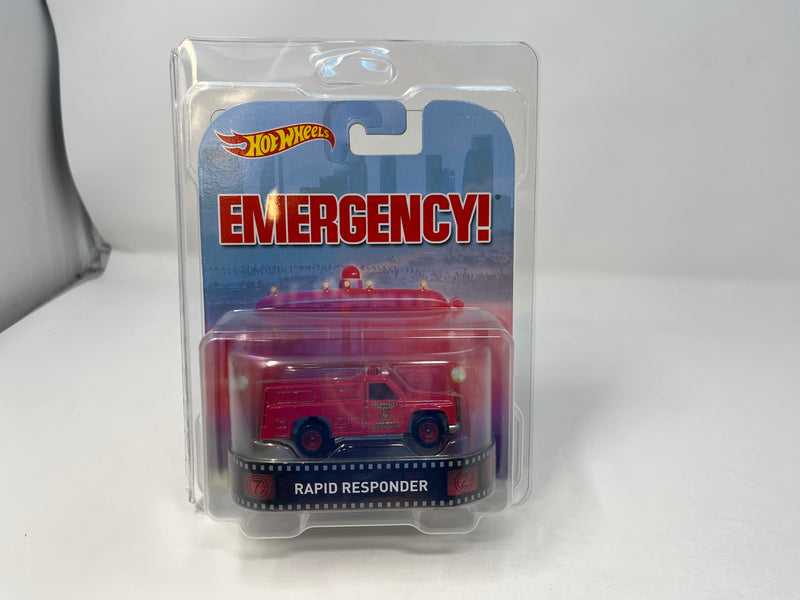 Rapid Responder Emergency * Hot Wheels Retro Entertainment