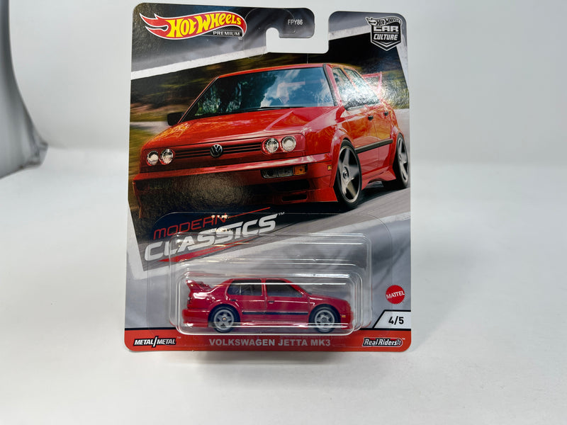 Volkswagen Jetta MK3  * RED * Hot Wheels Car Culture Modern Classics