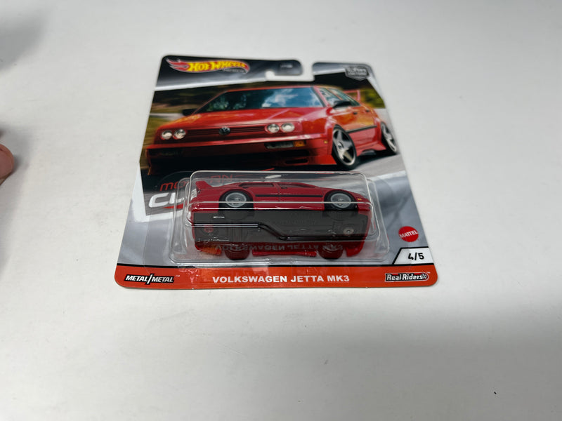 Volkswagen Jetta MK3  * RED * Hot Wheels Car Culture Modern Classics