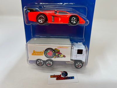 Hiway Hauler Jewel & GT Racer * Hot Wheels Limited Edition 2-Pack