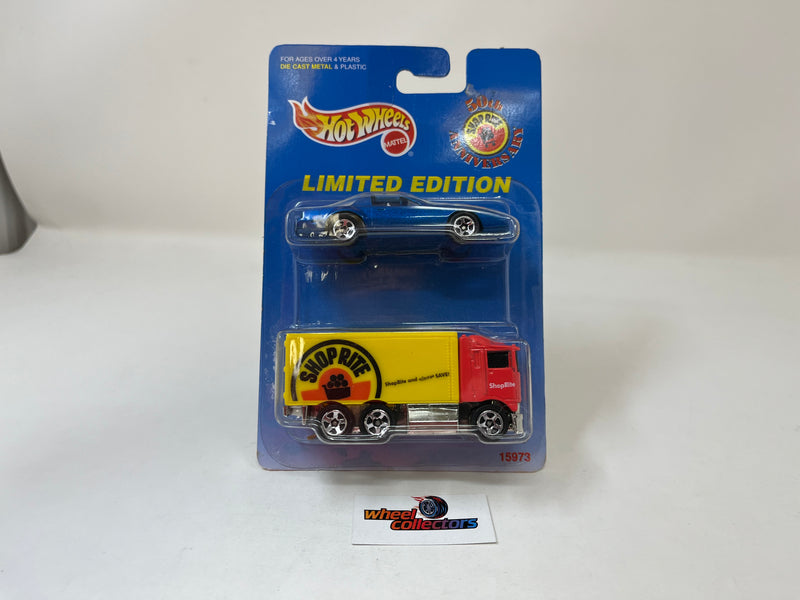 Hiway Hauler Shop Rite & Firebird * Hot Wheels Limited Edition 2-Pack
