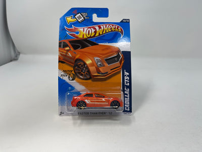 Cadillac CTS-V #100 * Orange * 2012 Hot Wheels