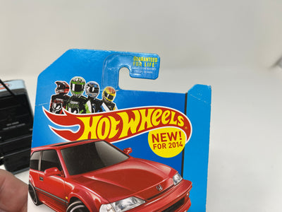 1990 Honda Civic EF #30 * RED * 2014 Hot Wheels