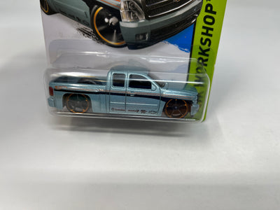 Chevy Silverado #249 * Light Blue * 2015 Hot Wheels