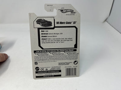 '86 Monte Carlo SS #40 * BLACK * 2010 Hot Wheels