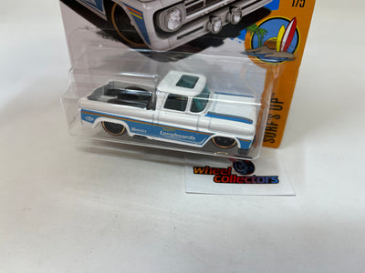 Custom '62 Chevy Pickup #348 * White * 2017 Hot Wheels Factory Set
