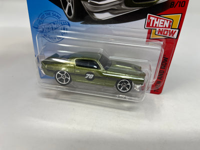 '70 chevy Camaro #179 * 2021 Hot Wheels Walgreens Only * GREEN