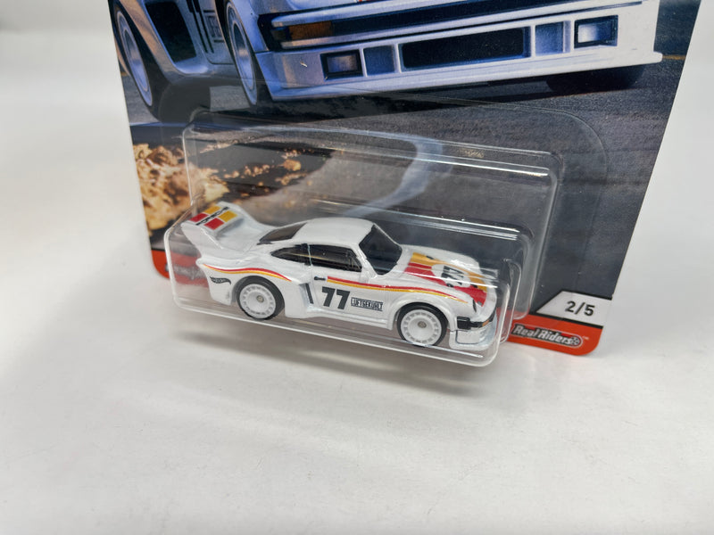 Porsche 934.5 * WHITE * Hot Wheels THRILL CLIMBERS Car Culture