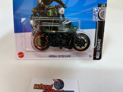 Honda CB750 Cafe #49 * Green * 2024 Hot Wheels * SHORT CARD