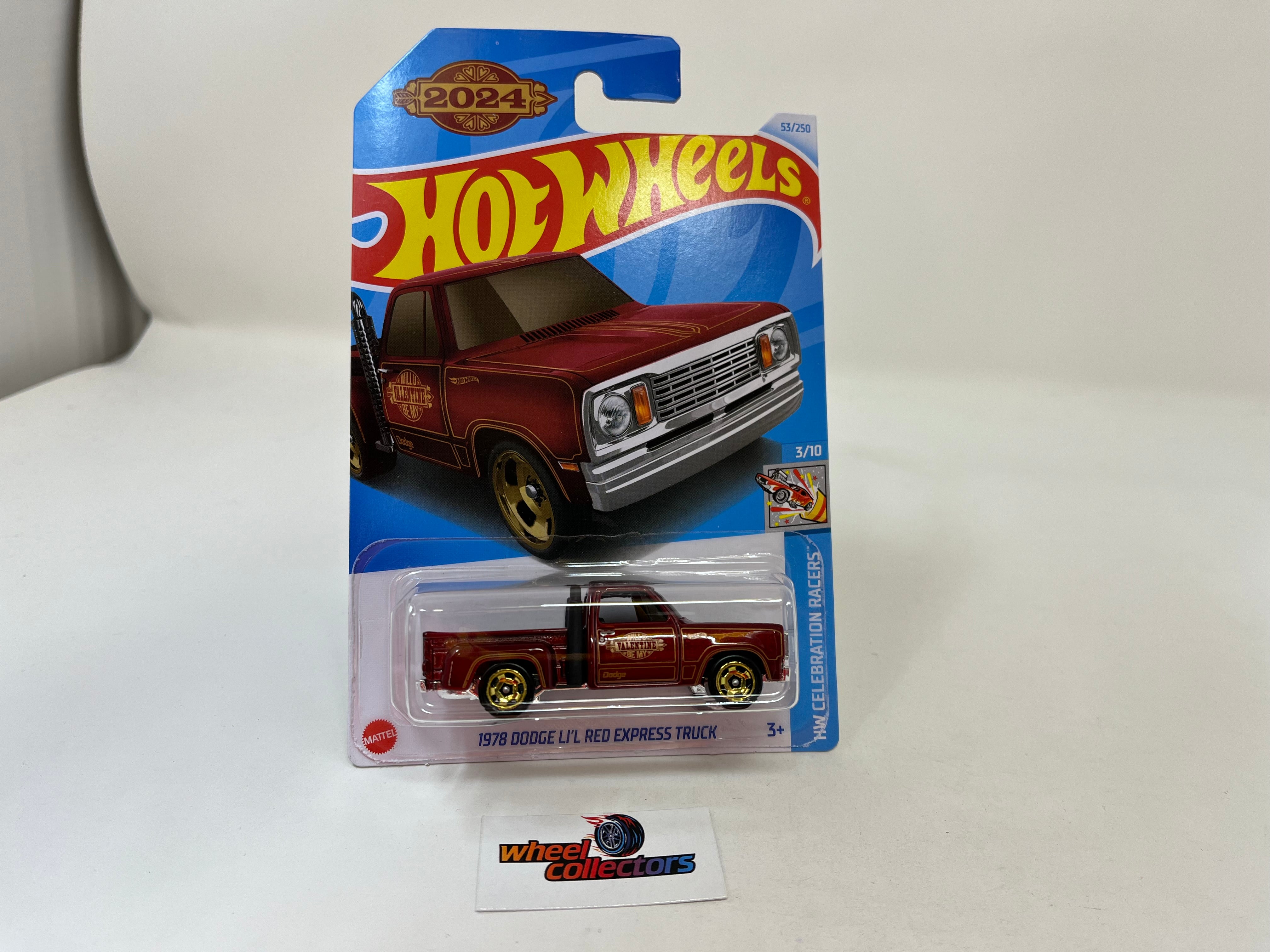 1978 dodge LI'L red Express Truck #53 * 2024 Hot Wheels Basic Case D ...