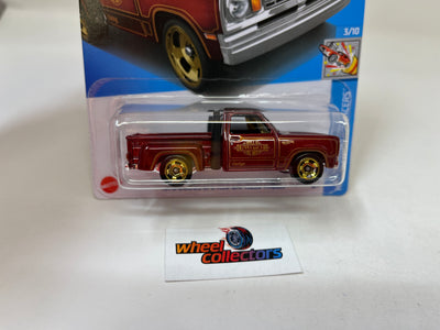 1978 dodge LI'L red Express Truck #53 * 2024 Hot Wheels Basic Case D