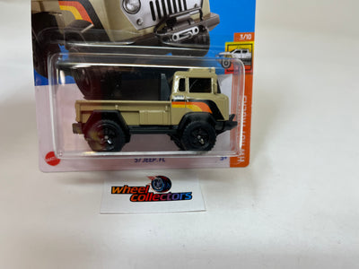 '57 Jeep FC #68 * Tan * 2024 Hot Wheels Basic Case D